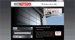 Desktop Screenshot of newingenia.ch