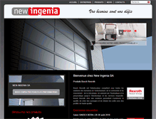 Tablet Screenshot of newingenia.ch